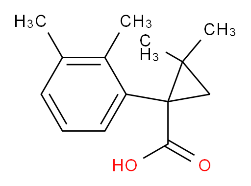 1-(2,3-dimethylphenyl)-2,2-dimethylcyclopropane-1-carboxylic acid