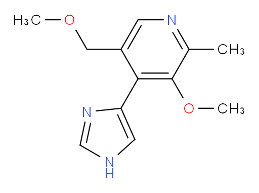 4-(1H-imidazol-4-yl)-3-methoxy-5-(methoxymethyl)-2-methylpyridine