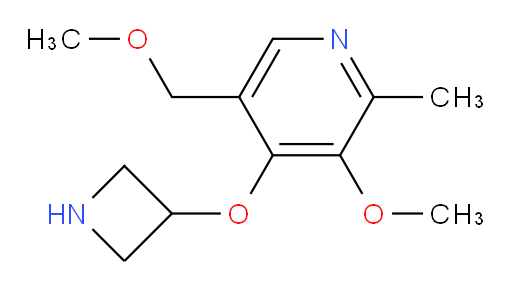 4-(azetidin-3-yloxy)-3-methoxy-5-(methoxymethyl)-2-methylpyridine