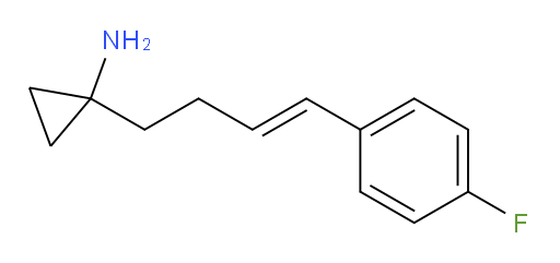 1-[4-(4-fluorophenyl)but-3-en-1-yl]cyclopropan-1-amine