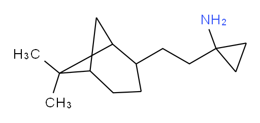 1-(2-{6,6-dimethylbicyclo[3.1.1]heptan-2-yl}ethyl)cyclopropan-1-amine