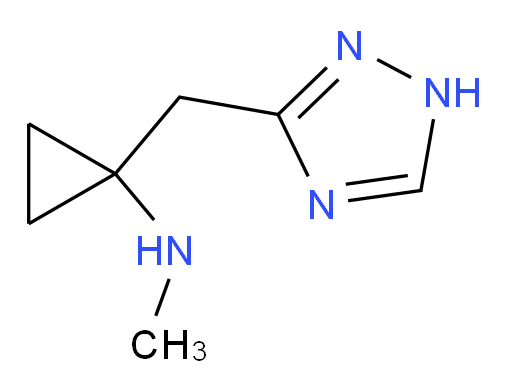 N-methyl-1-[(1H-1,2,4-triazol-3-yl)methyl]cyclopropan-1-amine