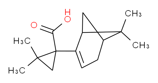 1-{6,6-dimethylbicyclo[3.1.1]hept-2-en-2-yl}-2,2-dimethylcyclopropane-1-carboxylic acid