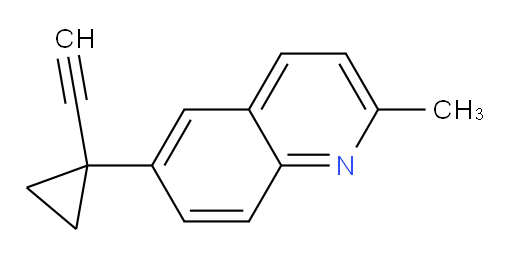 6-(1-ethynylcyclopropyl)-2-methylquinoline
