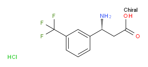 (3R)-3-amino-3-[3-(trifluoromethyl)phenyl]propanoic acid hydrochloride