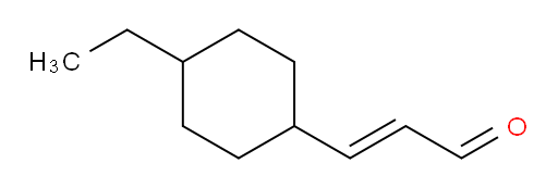 3-(4-ethylcyclohexyl)prop-2-enal
