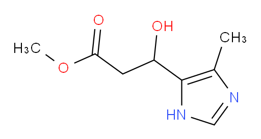 methyl 3-hydroxy-3-(4-methyl-1H-imidazol-5-yl)propanoate