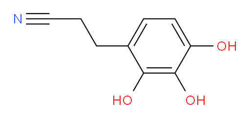 3-(2,3,4-trihydroxyphenyl)propanenitrile