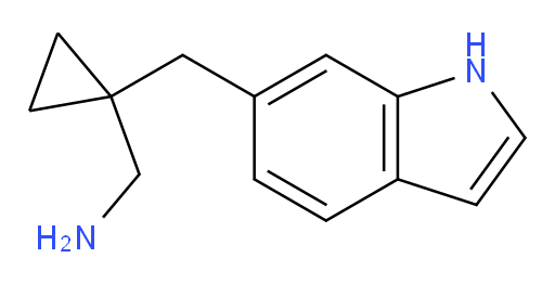 {1-[(1H-indol-6-yl)methyl]cyclopropyl}methanamine
