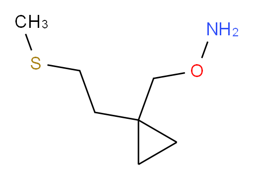 O-({1-[2-(methylsulfanyl)ethyl]cyclopropyl}methyl)hydroxylamine