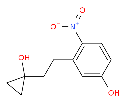 3-[2-(1-hydroxycyclopropyl)ethyl]-4-nitrophenol