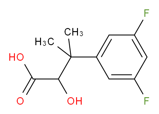3-(3,5-difluorophenyl)-2-hydroxy-3-methylbutanoic acid