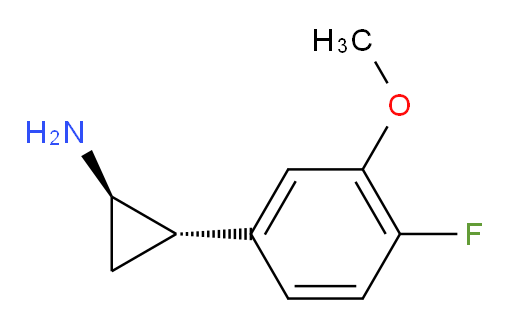 rac-(1R,2S)-2-(4-fluoro-3-methoxyphenyl)cyclopropan-1-amine