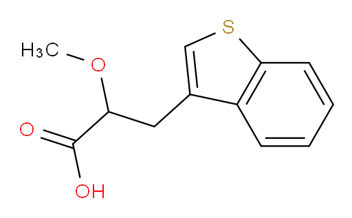 3-(1-benzothiophen-3-yl)-2-methoxypropanoic acid