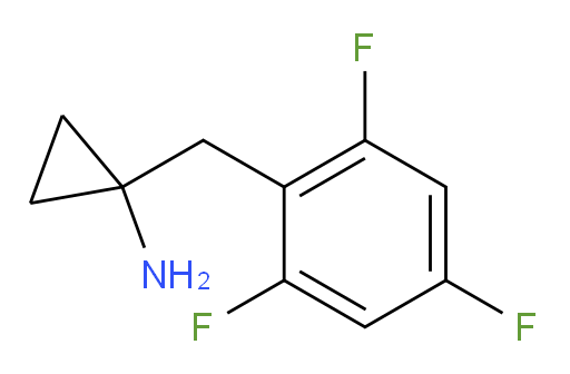 1-[(2,4,6-trifluorophenyl)methyl]cyclopropan-1-amine