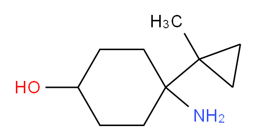 4-amino-4-(1-methylcyclopropyl)cyclohexan-1-ol