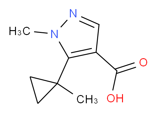 1-methyl-5-(1-methylcyclopropyl)-1H-pyrazole-4-carboxylic acid
