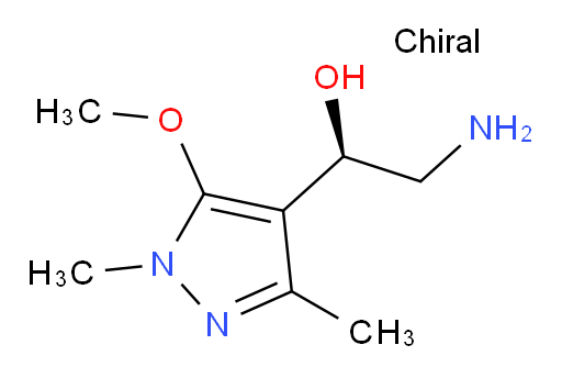 (1R)-2-amino-1-(5-methoxy-1,3-dimethyl-1H-pyrazol-4-yl)ethan-1-ol