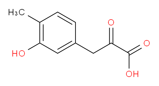 3-(3-hydroxy-4-methylphenyl)-2-oxopropanoic acid
