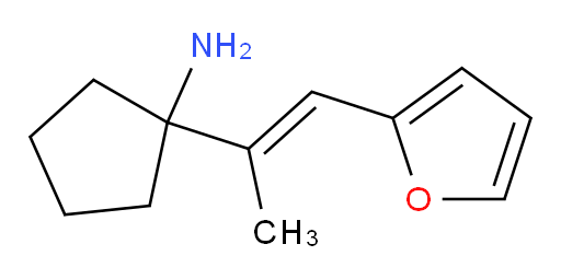1-[1-(furan-2-yl)prop-1-en-2-yl]cyclopentan-1-amine