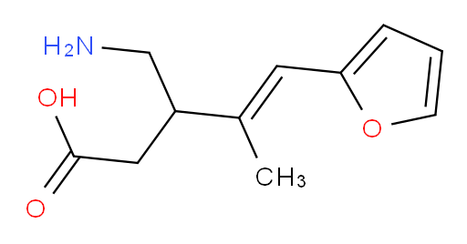 3-(aminomethyl)-5-(furan-2-yl)-4-methylpent-4-enoic acid
