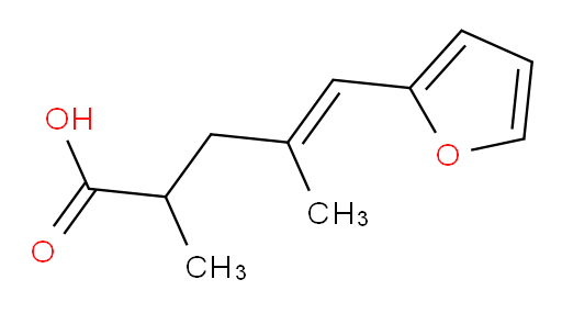 5-(furan-2-yl)-2,4-dimethylpent-4-enoic acid