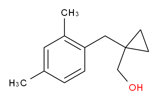 {1-[(2,4-dimethylphenyl)methyl]cyclopropyl}methanol