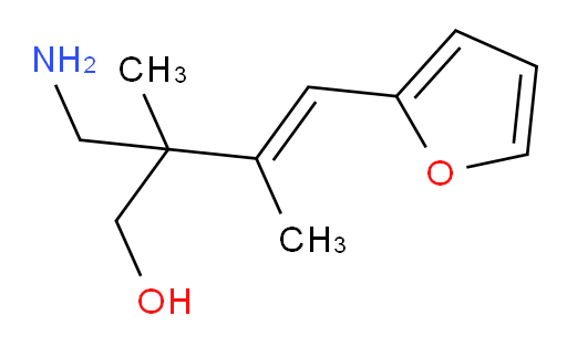 2-(aminomethyl)-4-(furan-2-yl)-2,3-dimethylbut-3-en-1-ol