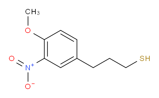 3-(4-methoxy-3-nitrophenyl)propane-1-thiol