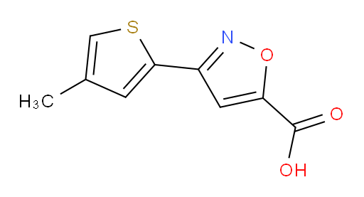 3-(4-methylthiophen-2-yl)-1,2-oxazole-5-carboxylic acid