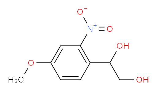 1-(4-methoxy-2-nitrophenyl)ethane-1,2-diol