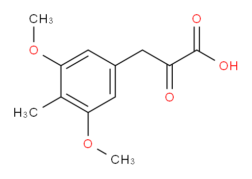 3-(3,5-dimethoxy-4-methylphenyl)-2-oxopropanoic acid