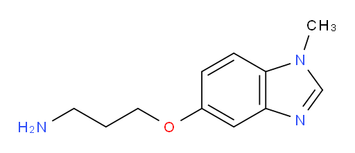 3-[(1-methyl-1H-1,3-benzodiazol-5-yl)oxy]propan-1-amine