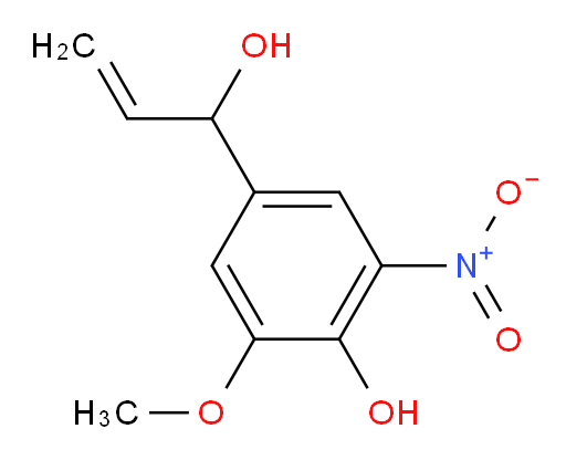 4-(1-hydroxyprop-2-en-1-yl)-2-methoxy-6-nitrophenol