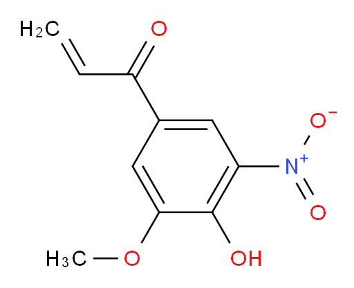 1-(4-hydroxy-3-methoxy-5-nitrophenyl)prop-2-en-1-one