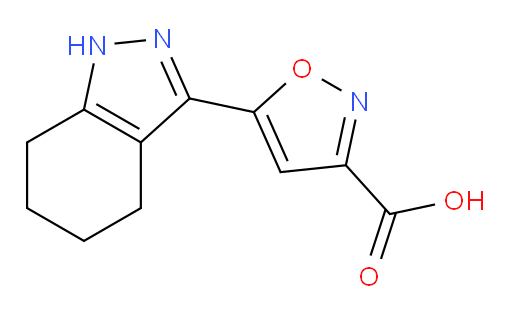 5-(4,5,6,7-tetrahydro-1H-indazol-3-yl)-1,2-oxazole-3-carboxylic acid