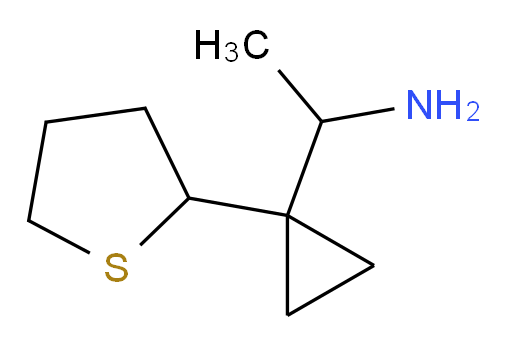 1-[1-(thiolan-2-yl)cyclopropyl]ethan-1-amine