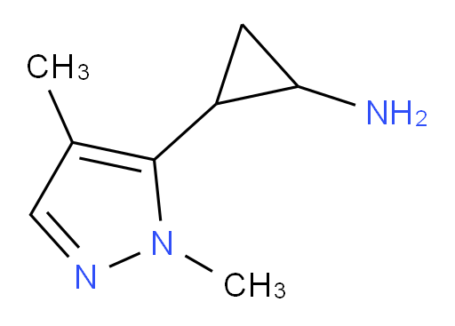 2-(1,4-dimethyl-1H-pyrazol-5-yl)cyclopropan-1-amine