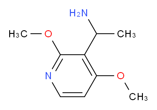 1-(2,4-dimethoxypyridin-3-yl)ethan-1-amine