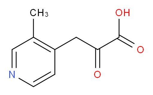 3-(3-methylpyridin-4-yl)-2-oxopropanoic acid