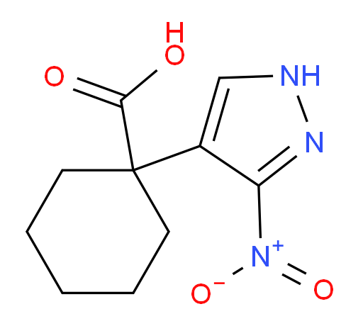1-(3-nitro-1H-pyrazol-4-yl)cyclohexane-1-carboxylic acid