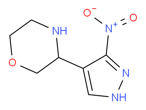 3-(3-nitro-1H-pyrazol-4-yl)morpholine