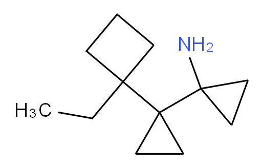 1-[1-(1-ethylcyclobutyl)cyclopropyl]cyclopropan-1-amine