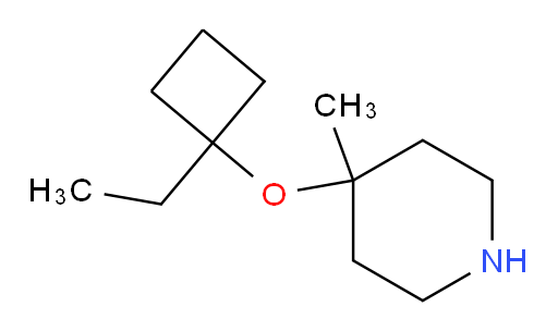 4-(1-ethylcyclobutoxy)-4-methylpiperidine