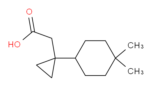 2-[1-(4,4-dimethylcyclohexyl)cyclopropyl]acetic acid