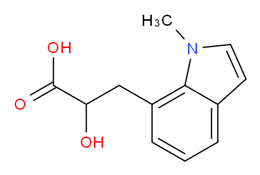2-hydroxy-3-(1-methyl-1H-indol-7-yl)propanoic acid
