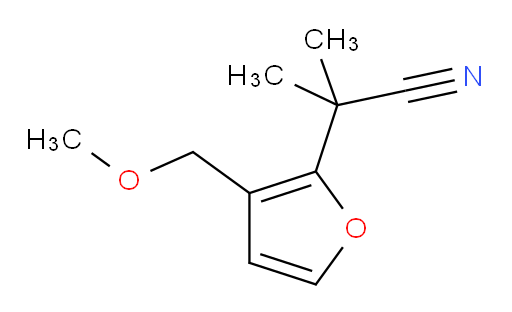 2-[3-(methoxymethyl)furan-2-yl]-2-methylpropanenitrile