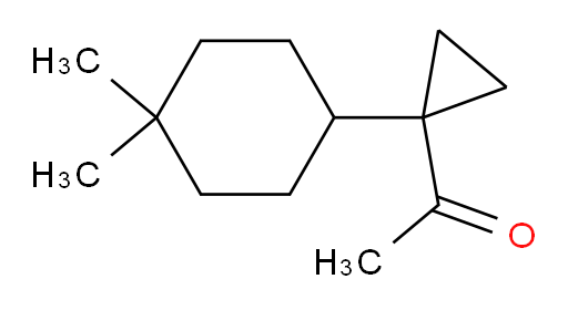 1-[1-(4,4-dimethylcyclohexyl)cyclopropyl]ethan-1-one