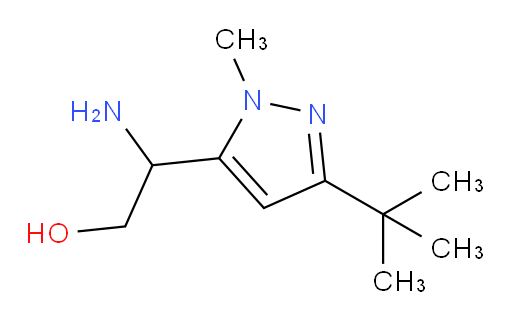 2-amino-2-(3-tert-butyl-1-methyl-1H-pyrazol-5-yl)ethan-1-ol
