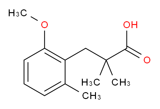 3-(2-methoxy-6-methylphenyl)-2,2-dimethylpropanoic acid